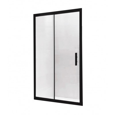 Shower Glass - Glow Series Sliding Door (1200x1900mm) Black